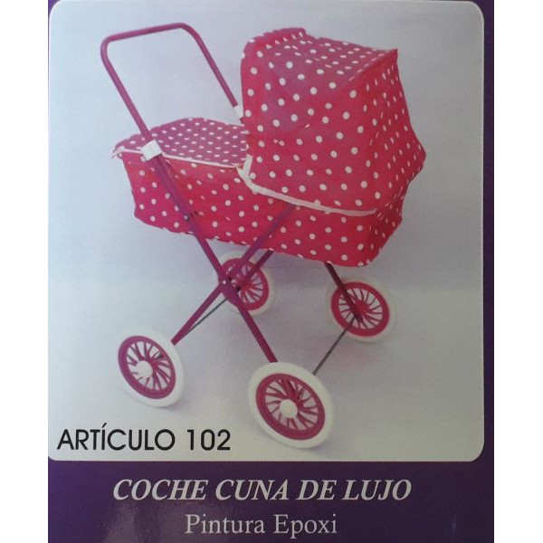 COCHE CUNA DE LUJO METAL   102