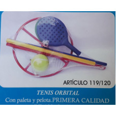 TENIS ORBITAL C/PALETA Y PELOTA   119