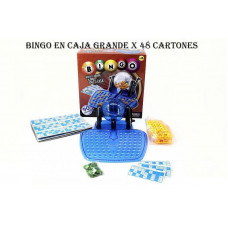 BINGO 90 NUMEROS 48 CARTONES CAJA   8100051