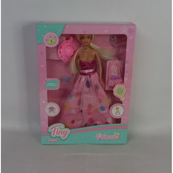 MU?ECA TINY PRINCESA 33X24X6CM 53394