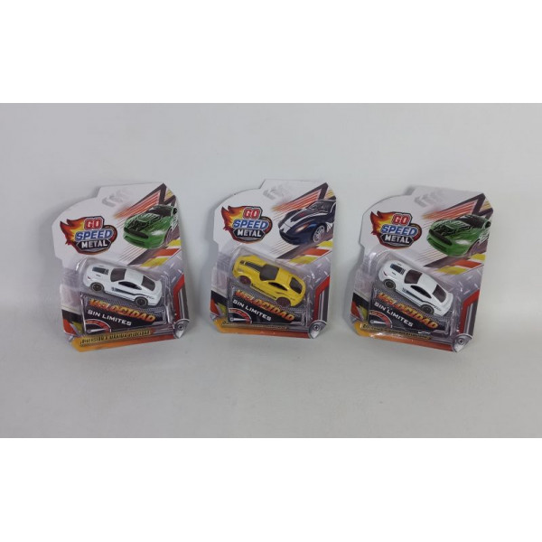 AUTO METALICO GO SPEED 17X13X4CM 54615
