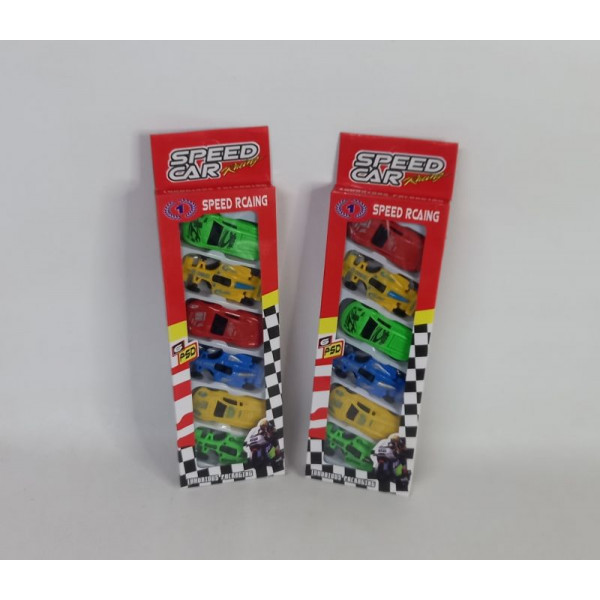 SET DE AUTOS X6 UNIDADES 24X9X2CM 52265