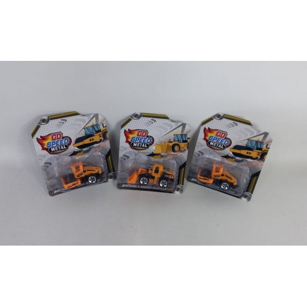 VAHICULOS DE CONSTRUCCION METALICO 14X12X4CM 54646