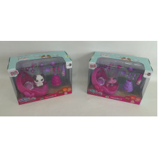 PERRO CON CARRITO + ACCESORIO 211-0083
