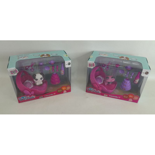 PERRO CON CARRITO + ACCESORIO 211-0083