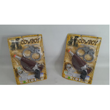 SET COWBOY PISTOLA/ESPOSAS 9CM 650-0092