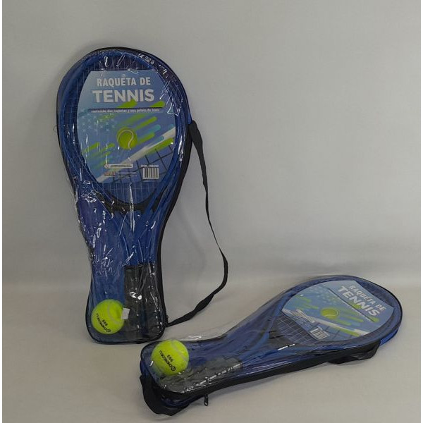 RAQUETA DE TENIS X2 CON PELOTA 53CM 906-0005