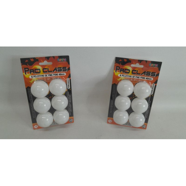 PELOTA DE PING-PONG X6 970-0051