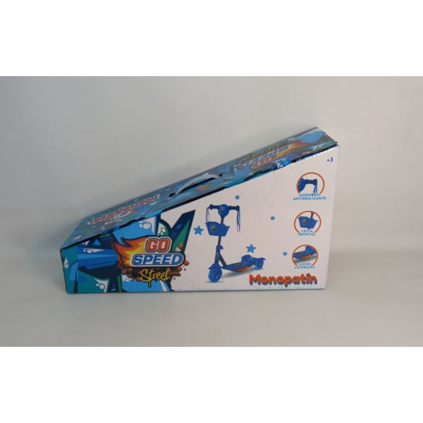 MONOPATIN 3RUEDAS C/LUCES Y SONIDO GO SPEED 10106