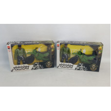 SET MILITAR CON MOTOCROSS 27X17CM BSO570