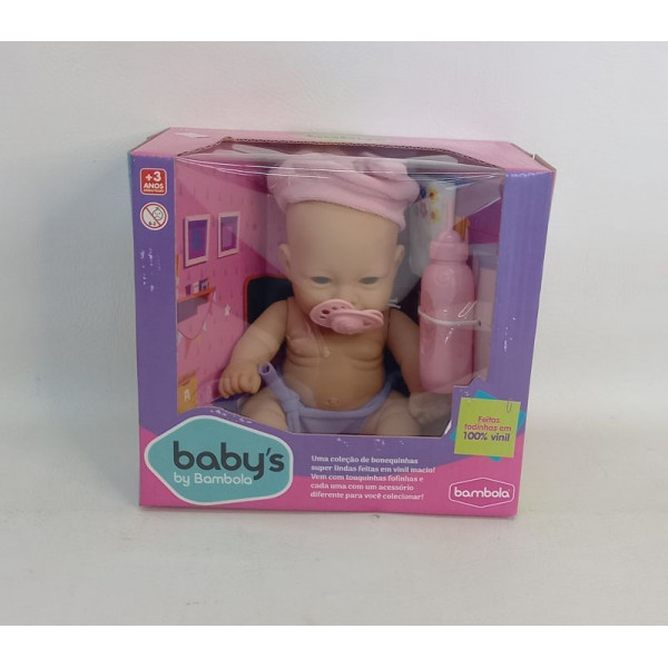 BABYS BY BAMBOLA CON ACCESORIOS 20X18CM BAO794