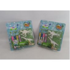SET MU?EQUITOS PARA PINTAR DINO 30X20CM 55710
