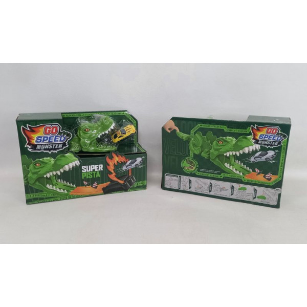 PISTA DE AUTOS COCODRILO GO SPEED 30X21CM 54845
