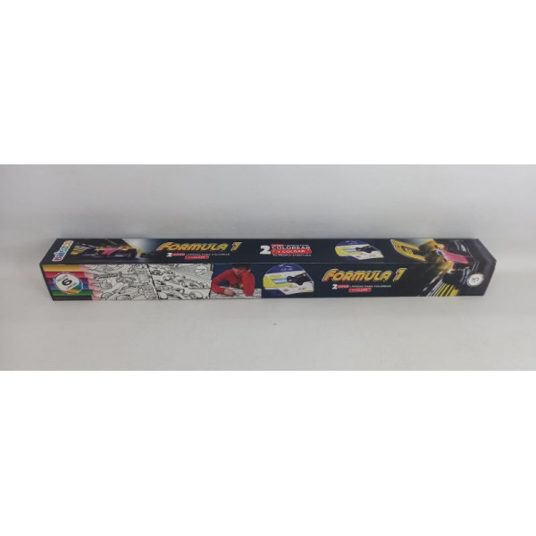 LAMINAS PARA COLOREAR Y COLGAR X2 +6 LAPICES FORMULA 1 -UNIESCO