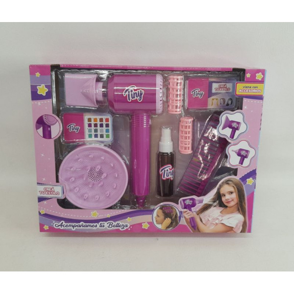 SECADOR PELO CON ACCESORIOS PILA  34X26 55677