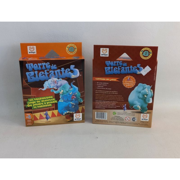 JUEGO MESA CON CARTAS TORRE DE ELEFANTES 503