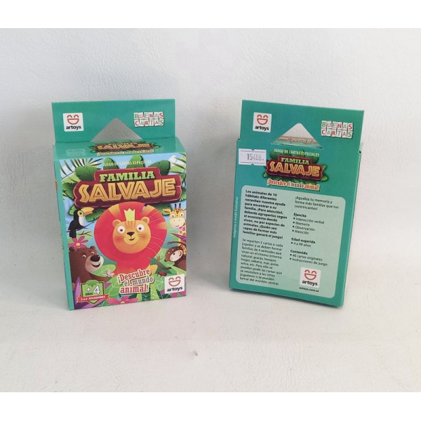 JUEGO CARTAS FAMILIA SALVAJE 1015