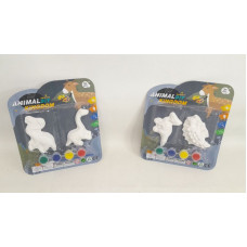 FIGURAS SURTIDAS DINOS YESO X2 PARA PINTAR 20X20CM 515513