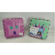 PISO GOMA EVA UNICORNIO 9PZAS 30X20 CM C/U 55783