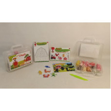 MASAS P/MODELAR VALIJA C/ACCE 19X15X7CM DESCUBRIENDO LA GRANJA 67