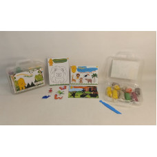 MASAS P/MODELAR VALIJA C/ACCE 19X15X7CM DESCUBRIENDO LA SELVA 64
