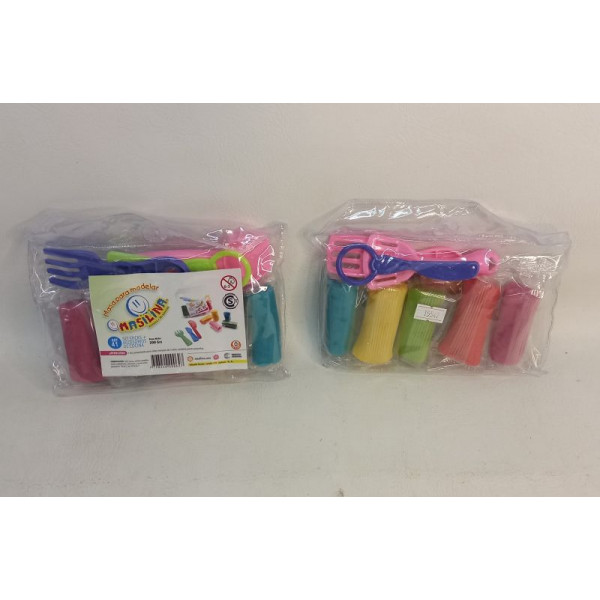 MASAS PARA MODELAR SET X5 STICK + ACCESORIOS DE COCINA 200GR 41