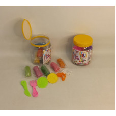 MASAS PARA MODELAR POTE X10 COLORES SURTIDOS + ACCE 14X11CM 30