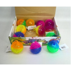 PELOTA BICOLOR CHIFLE CON LUZ 8CM 791064