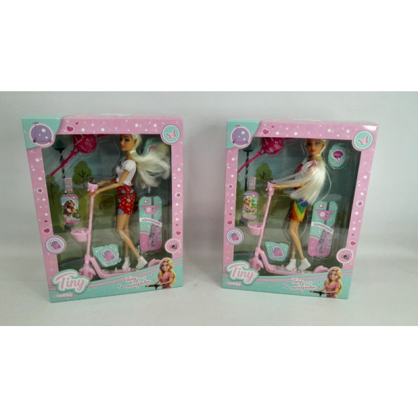 MU?ECA TINY MONOPATIN C ACCESORIOS 35X26X9CM 54925