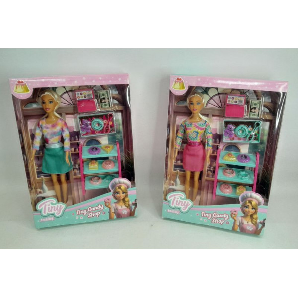 MU?ECA TINY PASTELERIA CON ACCESORIOS 23X33CM 55859