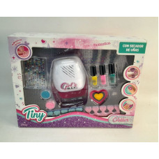 SET DE UÑAS CON SECADOR TINY 33X26X7CM 55649