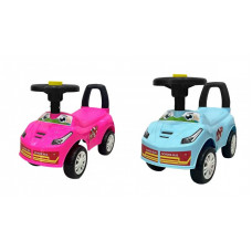 PATA PATA  AUTO CON BOCINA CELESTE/FUCSIA  50X35X25CM 56169