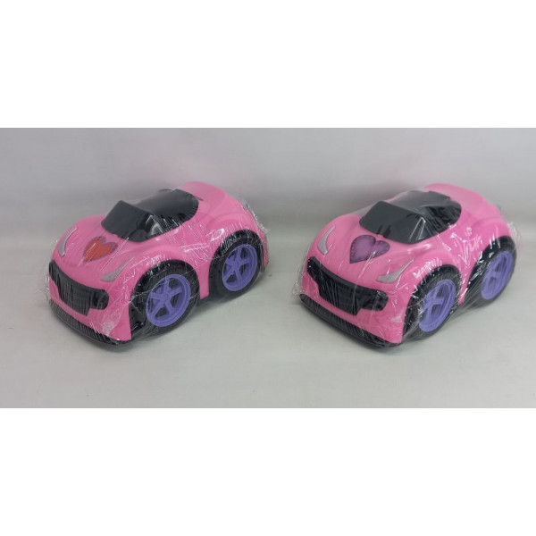AUTO CABRIOLET PINK PORTA MUÑECO 34X22X20CM 254