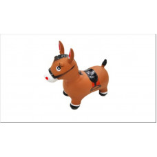 SALTARIN INFLABLE CABALLO COLORES SURTIDOS 60X33X38CM 56106