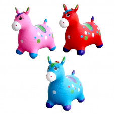 CAVALLITO SALTARIN DE GOMA 60X40X40 CM   56105