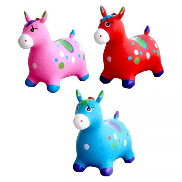 CAVALLITO SALTARIN DE GOMA 60X40X40 CM   56105