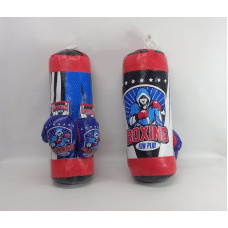 SUPER SET DE BOXEO CON BOLSA Y GUANTES 71X24X24CM 55718