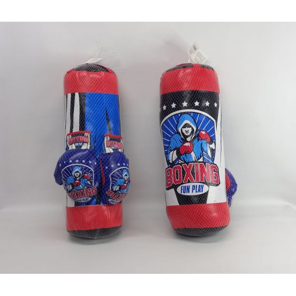SUPER SET DE BOXEO CON BOLSA Y GUANTES 71X24X24CM 55718