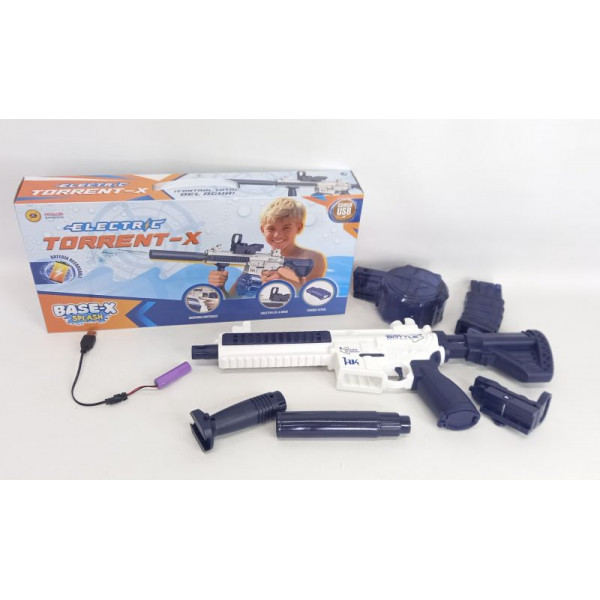 PISTOLA DE AGUA A BATERIA TORRENT USB 44cm 8884