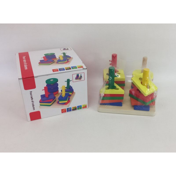 TORRE X4 FORMAS CON DIFICULTAD ENCASTRABLES 15X12cm 440