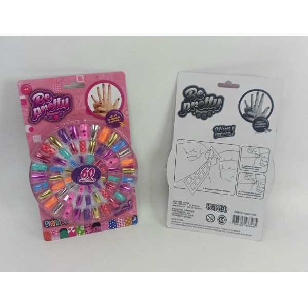 UÑAS POSTIZAS X60PCS 3455