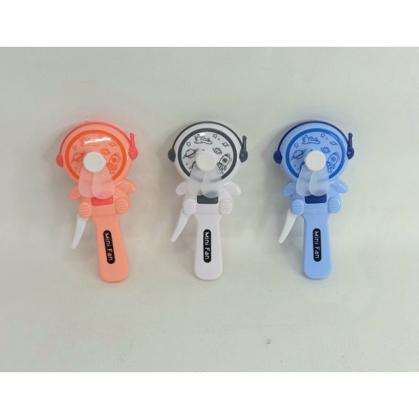 VENTILADOR MANUAL INFANTIL ASTRONAUTA 16cm NS423238