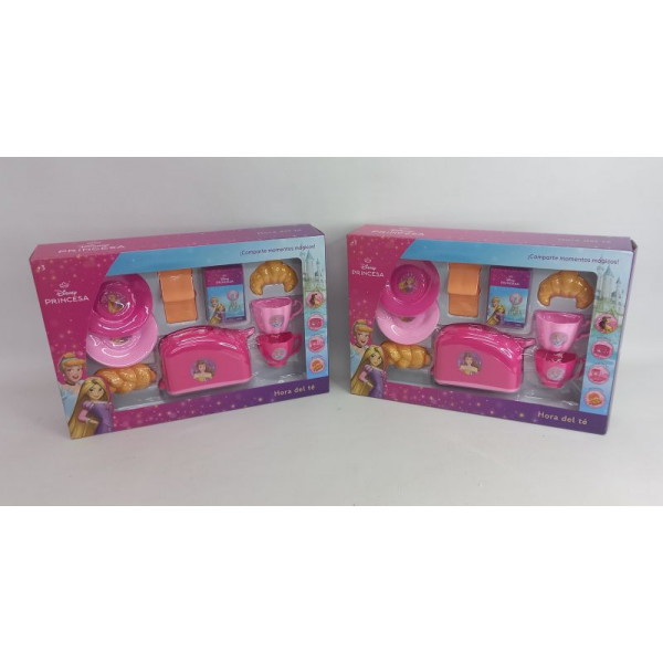 JUEGO DE TE PRINCESAS DISNEY CON ACCESORIOS 35X24X7cm 56712