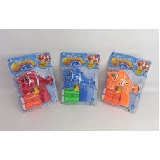 BURBUJERO PEZ PAYASO C/LUCES INTERMITENTES A PILAS 28X20cm 25270