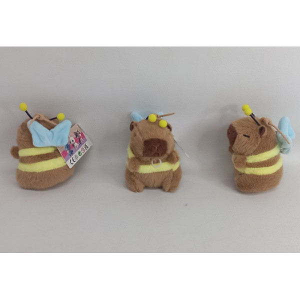 PELUCHA CAPYBARA C/ALAS A CUERDA 14X9cm 24201