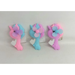 VENTILADOR MANUAL INFANTIL UNICORNIO 19cm 25317