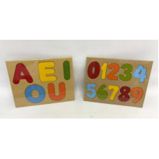 TABLETA NUMEROS/VOCALES 20X25cm