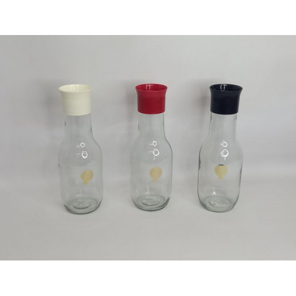BOTELLA DE VIDRIO C/TAPON VERTEDOR 1lt CO6227