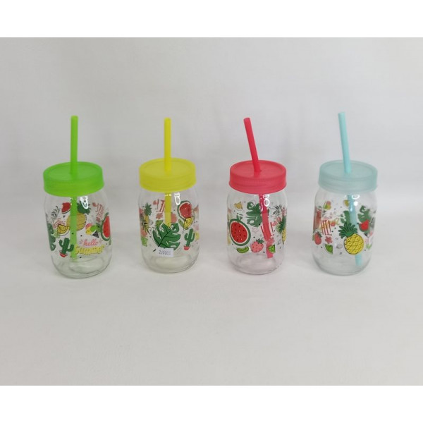 FRASCO C/TAPA + SORBETE 400cc 06162