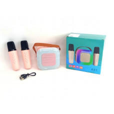 PARLANTE + DOS MICROFONOS USB 16cm 5030
